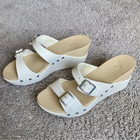 CROCS Shoes - CROCS Wedges Size 9